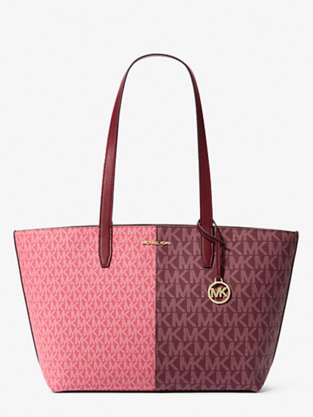 Michael Kors Two-Tone Jet Set Travel Tote